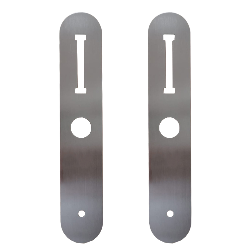 Abdeckplatte für Monaco-Griff, silber