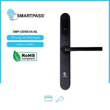 Genf Smart-Türgriff schwarz