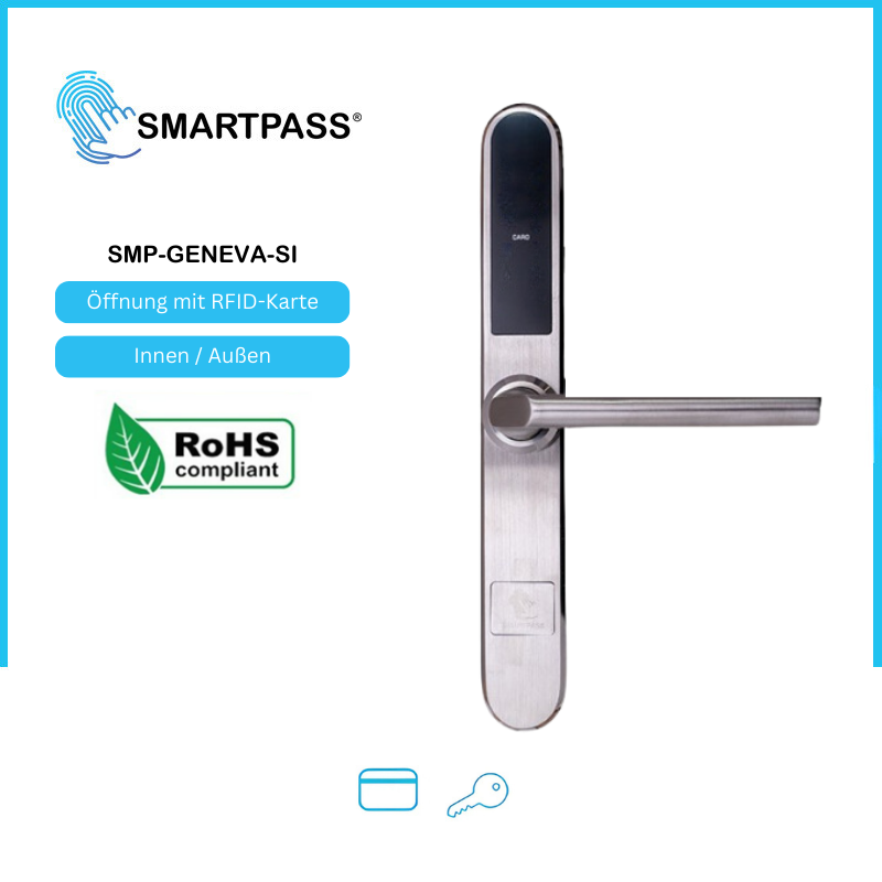 Genf Smart-Türgriff silber