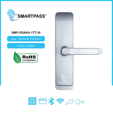 Osaka Smart-Türgriff Silber