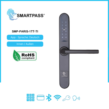 Paris Smart-Türgriff Anthrazit
