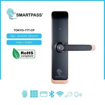 Tokyo Smart-Türgriff Kupfer