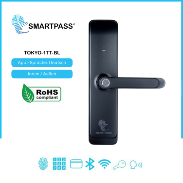 Tokyo Smart-Türgriff schwarz